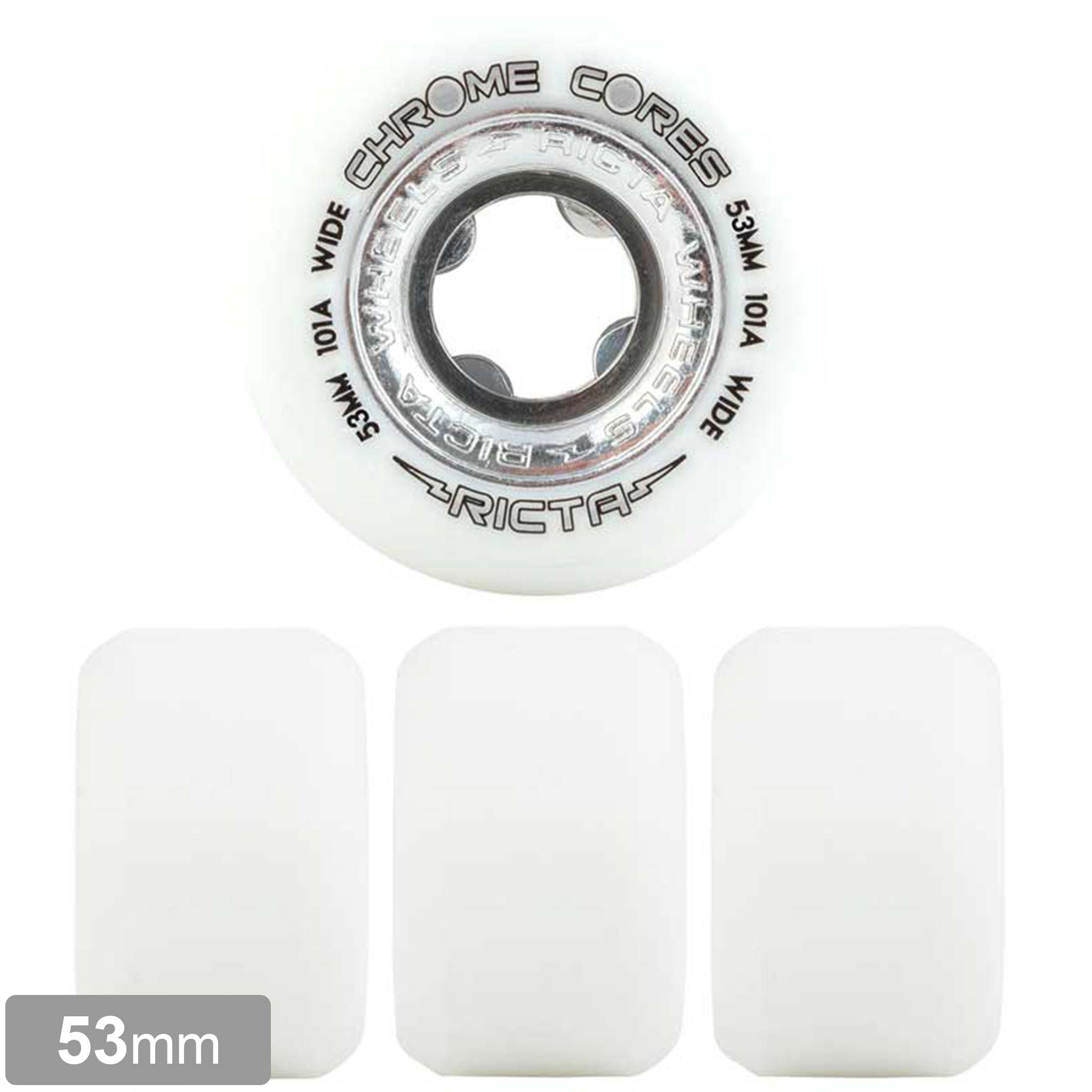 RICTA CHROME CORE SILVER WIDE 53mm 101A 【 リクタ クロームコア