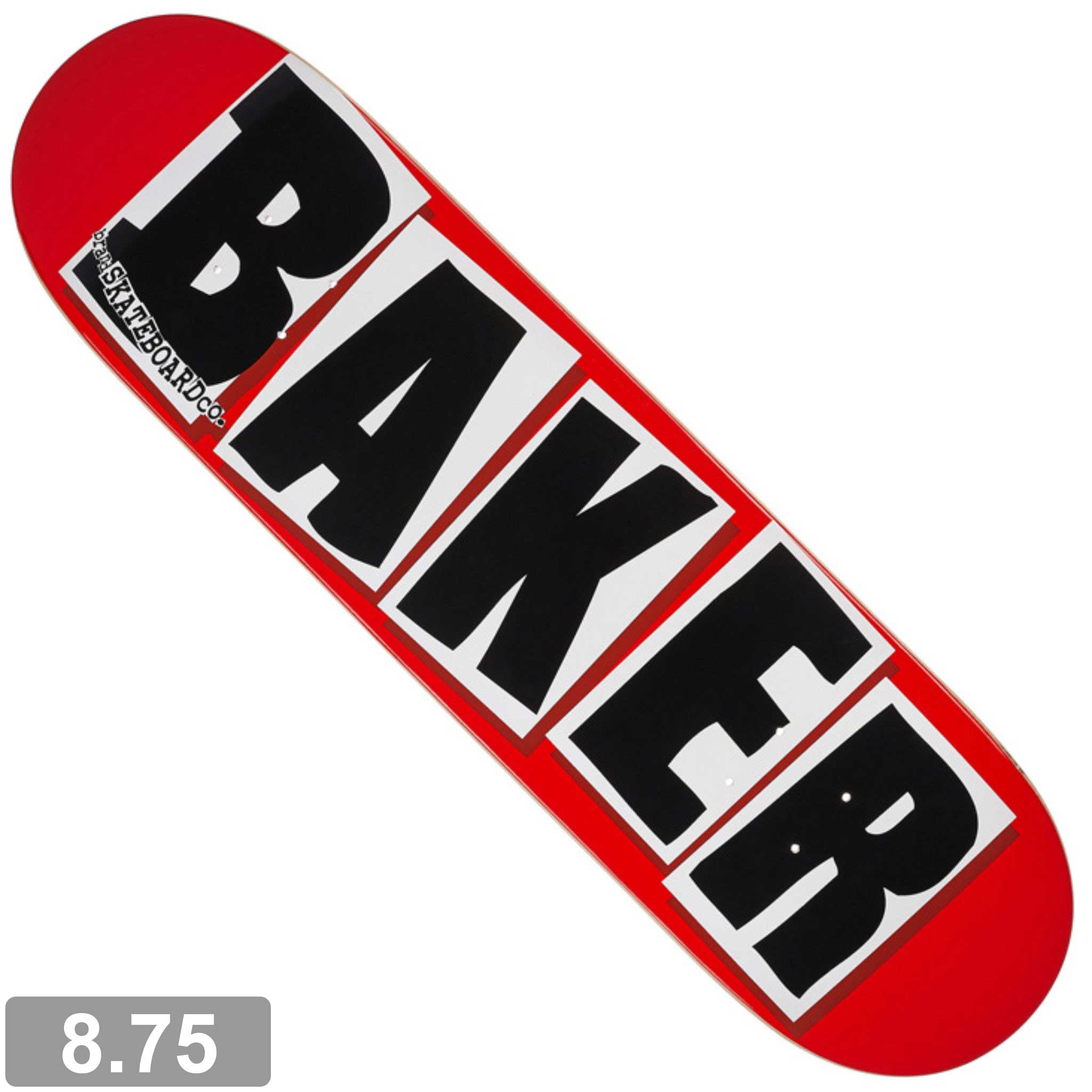 BAKER BRAND LOGO BLACK DECK 8.75 【 ベイカー ブランド ロゴ