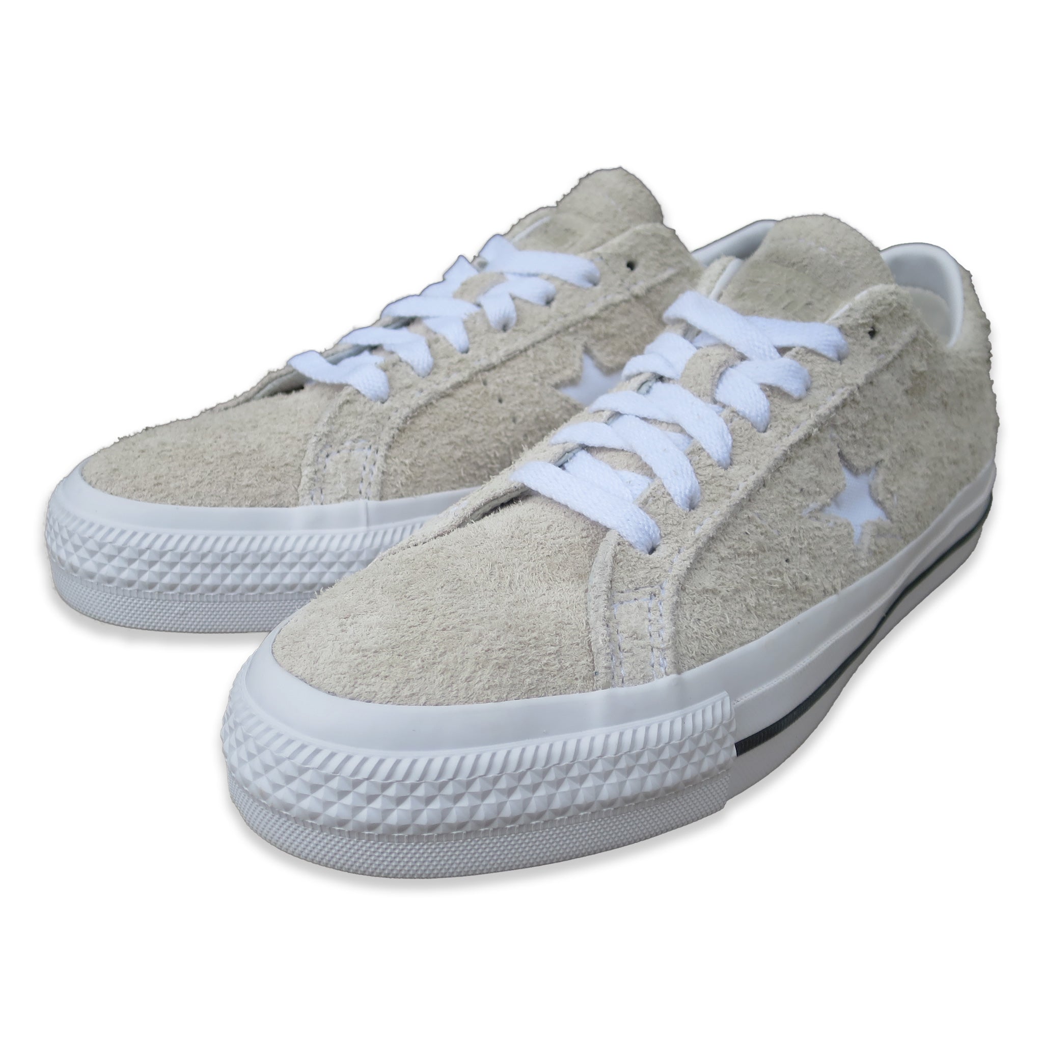 CONVERSE ONE STAR PRO SUEDE EGRET / BLACK / WHITE 【 コンバース 