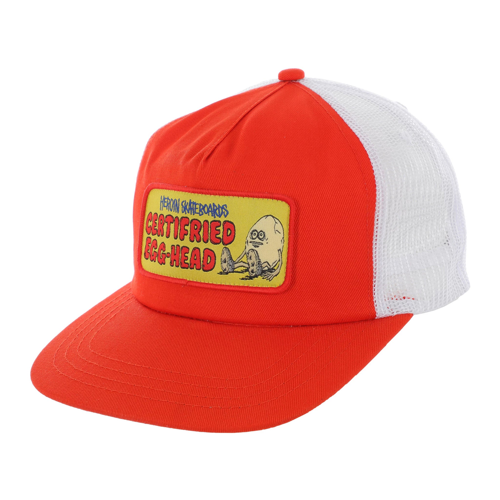 HEROIN CERTIFRIED TRUCKER HAT ORANGE【 ヘロイン サーティファイド