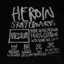 HEROIN SWAMP GATOR TEE BLACK【 ヘロイン スワンプ ゲイターTシャツ ブラック 】