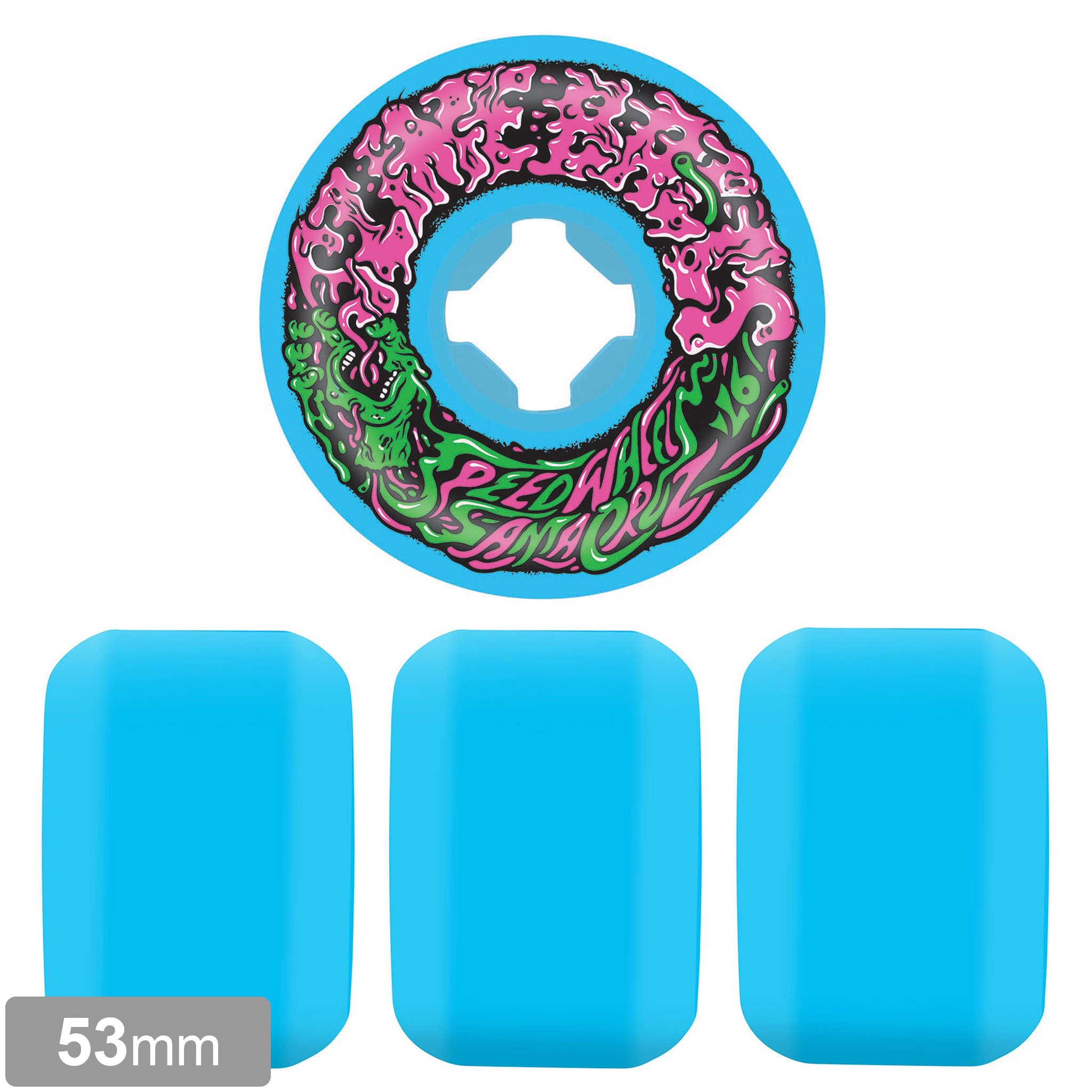 SLIME BALLS VOMIT MINI II BLUE WHEEL 97A 53mm 【 スライムボールズ