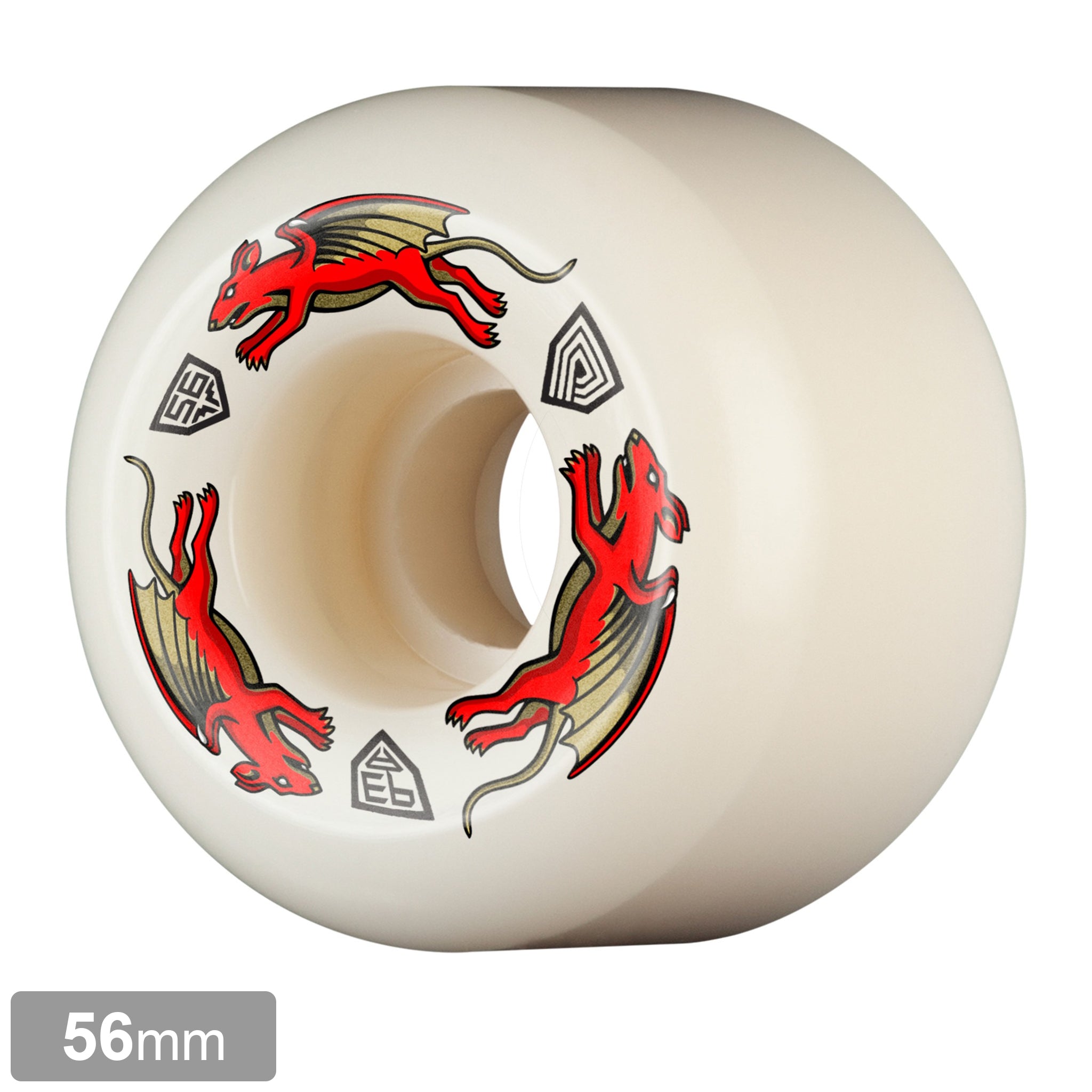 POWELL PERALTA DRAGON FORMULA NANO RATS 56mm x 36mm 93A AV6 WHEEL