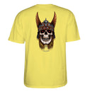POWELL-PERALTA ANDY ANDERSON SKULL T-SHIRT CORNSILK【 パウエル ペラルタ アンディー・アンダソン ヘロン スカル Tシャツ コーンシルク 】