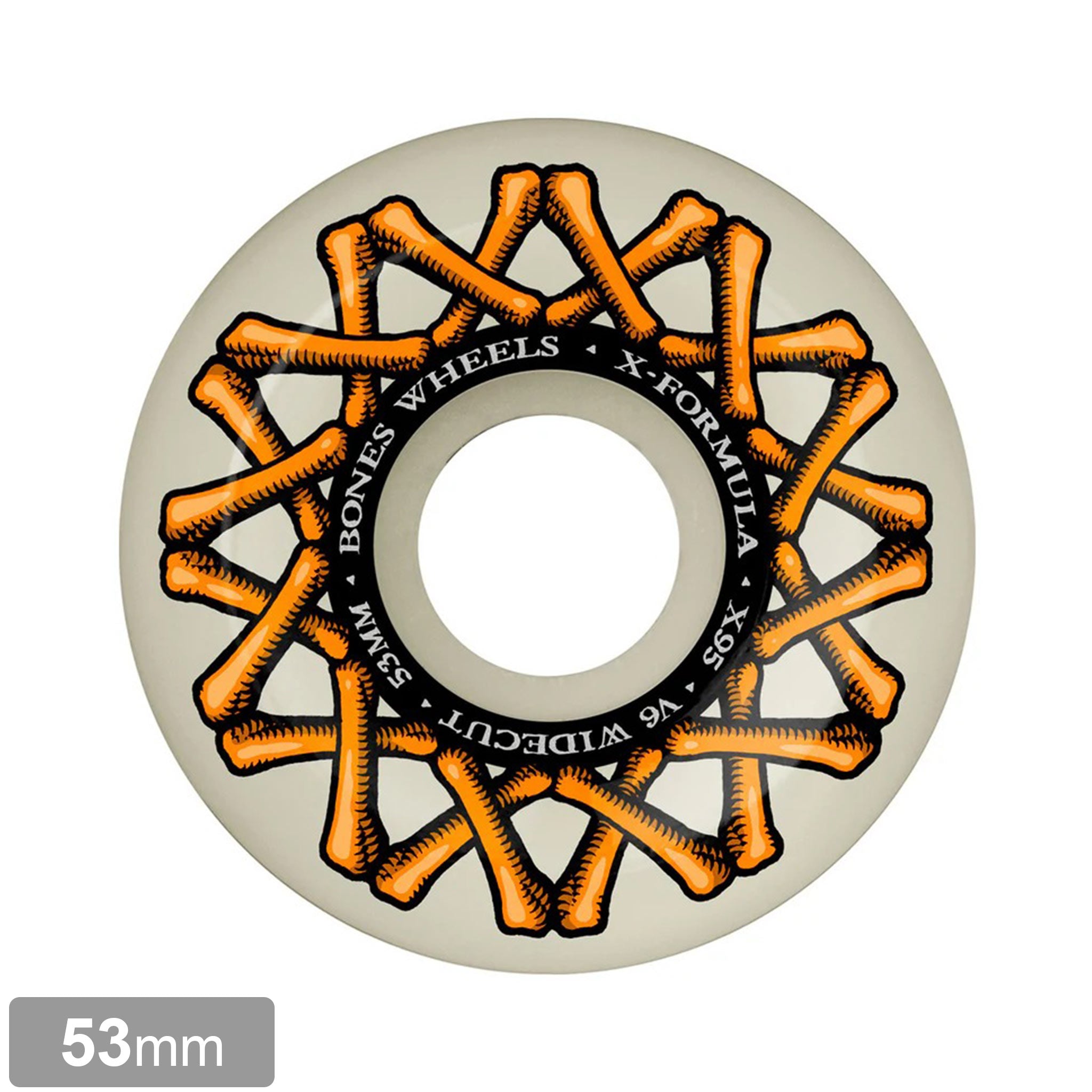 BONES X-FORMULA V6 WHEEL 53mm 95A 【 ボーンズ X フォーミュラ V6