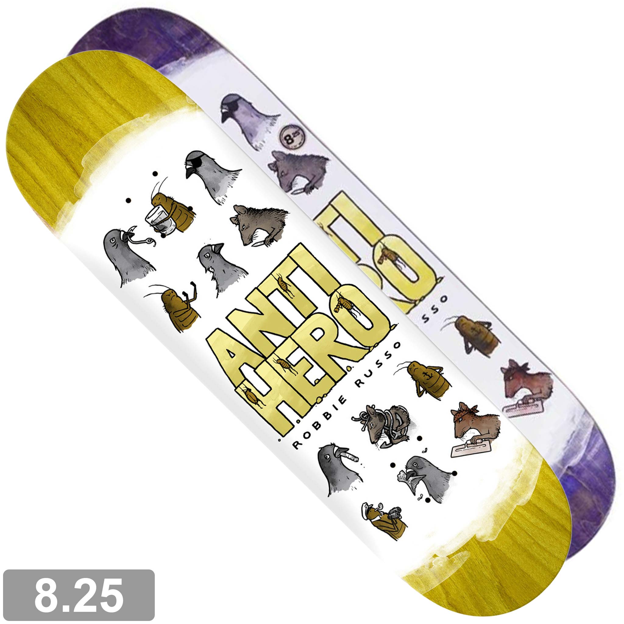 ANTI HERO ROBBIE RUSSO USUAL SUSPECTS PRO DECK 8.25