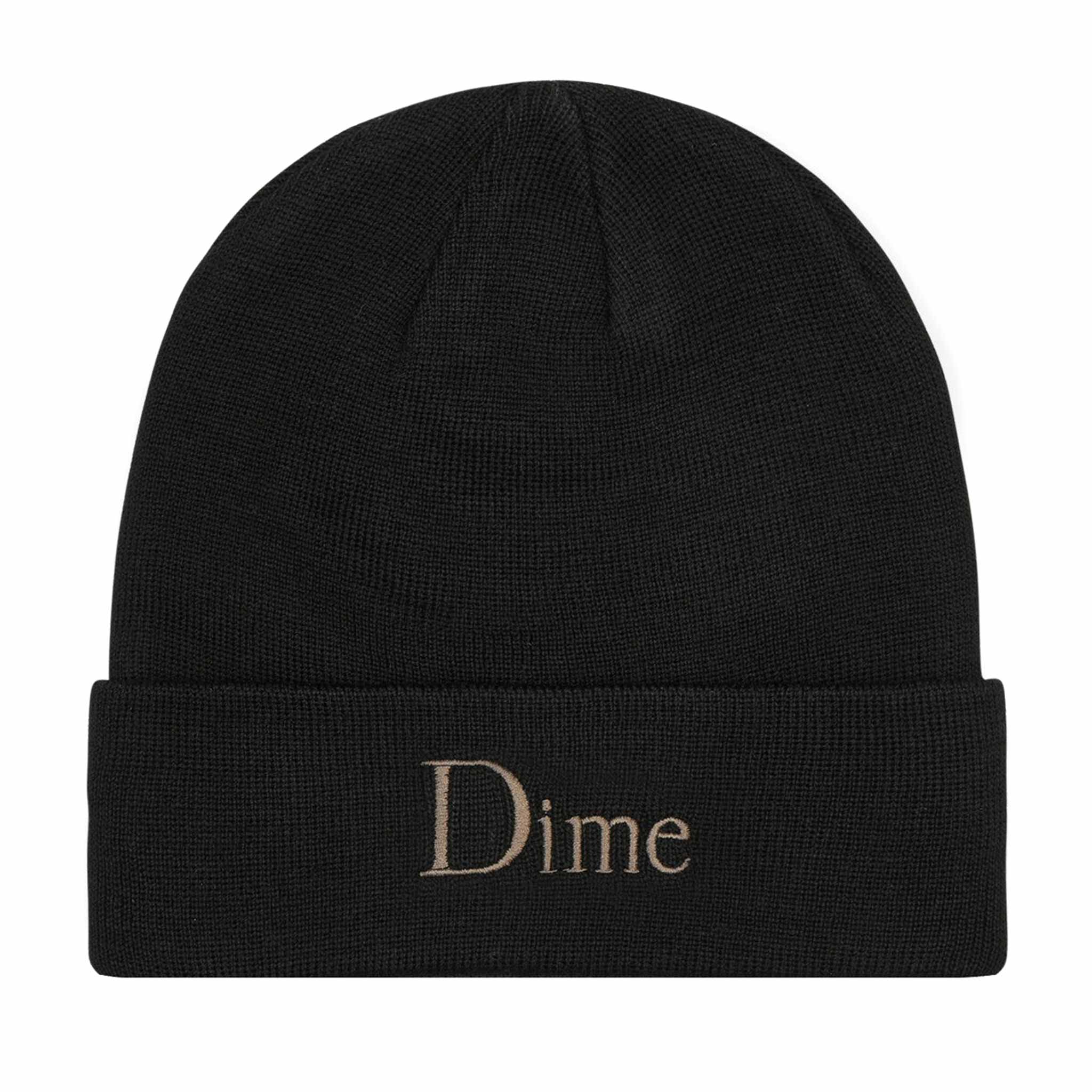 DIME CLASSIC WOOL FOLD BEANIE BLACK 【 ダイム クラシック