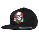 POWELL PERALTA RIPPER SNAPBACK CAP BLACK 【 パウエル ペラルタ リッパー スナップバック キャップ ブラック 】