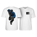POWELL-PERALTA CHRIS SENN POLICE T‐SHIRT WHITE【 パウエル ペラルタ クリス セン ポリス Tシャツ ホワイト 】