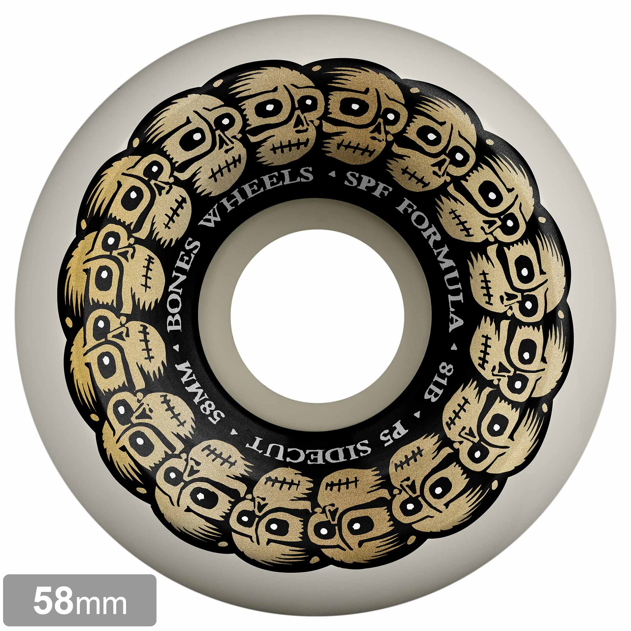 BONES SPF CIRCLE SKULLS P5 SIDECUT 58mm 81B 【 ボーンズ SPF