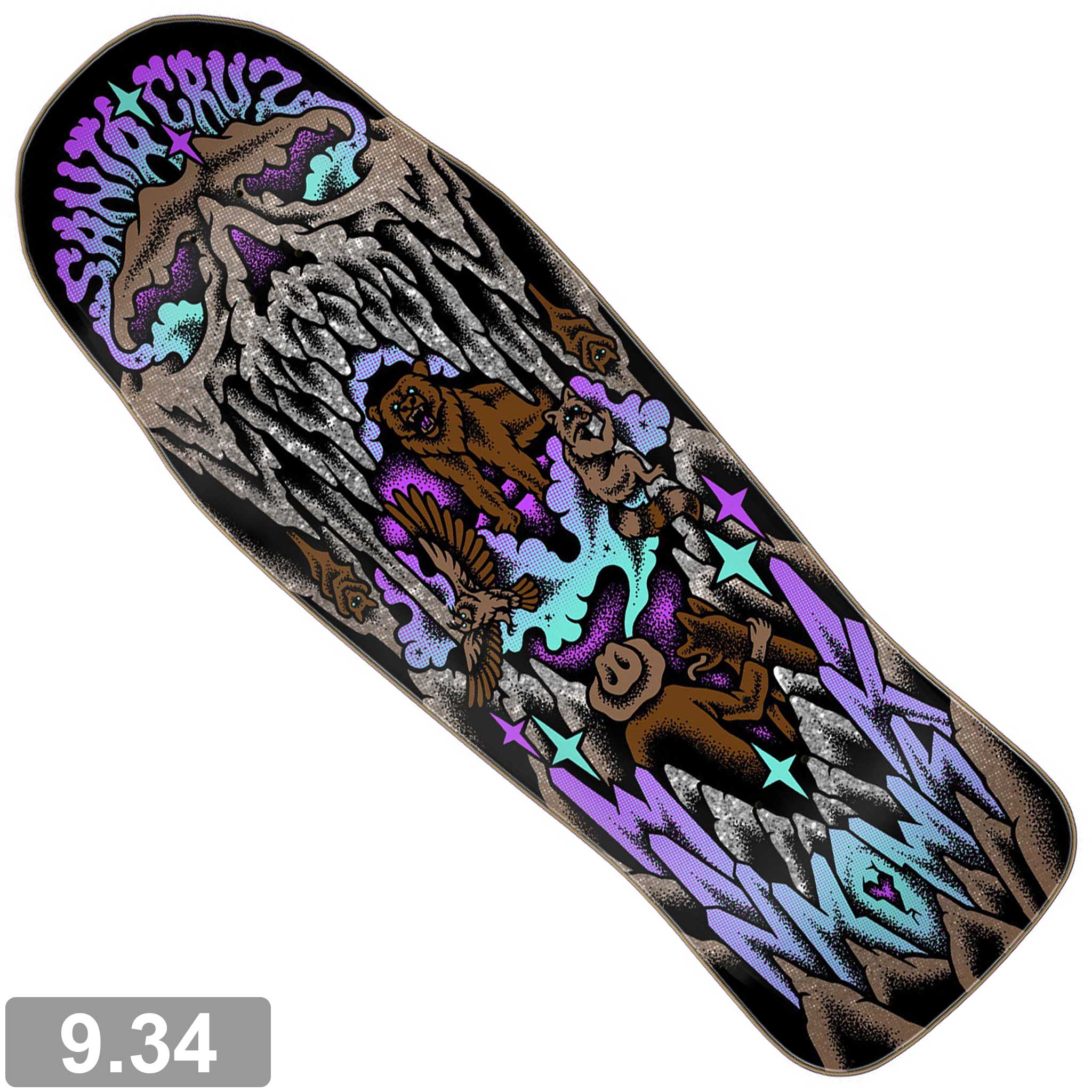 SANTA CRUZ WINKOWSKI CRYSTAL CAVE SHAPED DECK 9.34