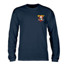 POWELL RIPPER LONG SLEEVE T-SHIRTS NAVY 【 ボーンズ リッパー 長袖Tシャツ ネイビー 】