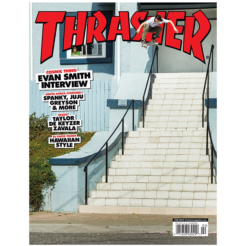 THRASHER 2016年 2月号 【 スラッシャー 雑誌 スケボー 】