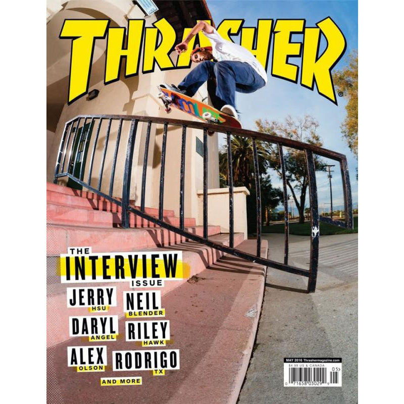 THRASHER 2016年 5月号 【 スラッシャー 雑誌 スケボー 】