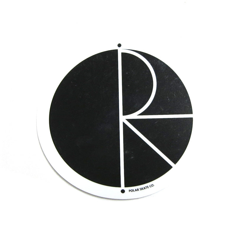 【旧ロゴ】polar skate Black領収書付き POLAR FILL LOGO STICKER BLACK 【 ポーラー フィル ロゴ ステッカー