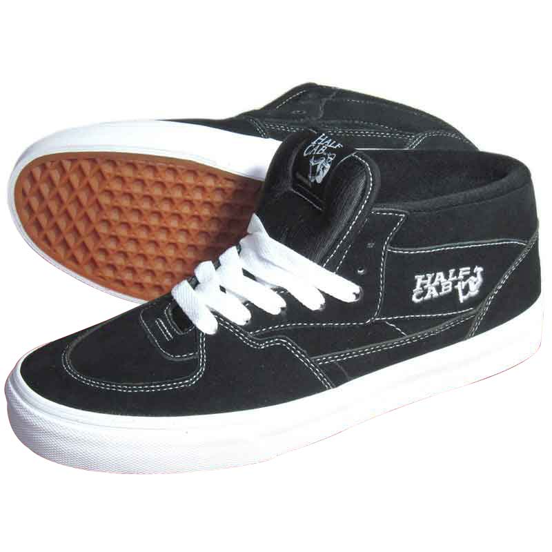 VANS HALF CAB BLACK SHOES 【 バンズ ハーフキャブ ブラック スエード シューズ 】