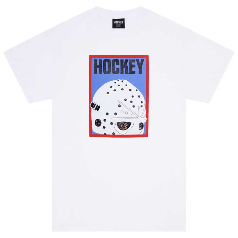 HOCKEY HALF MASK TEE WHITE 【 ホッケー ハーフ マスク Tシャツ 