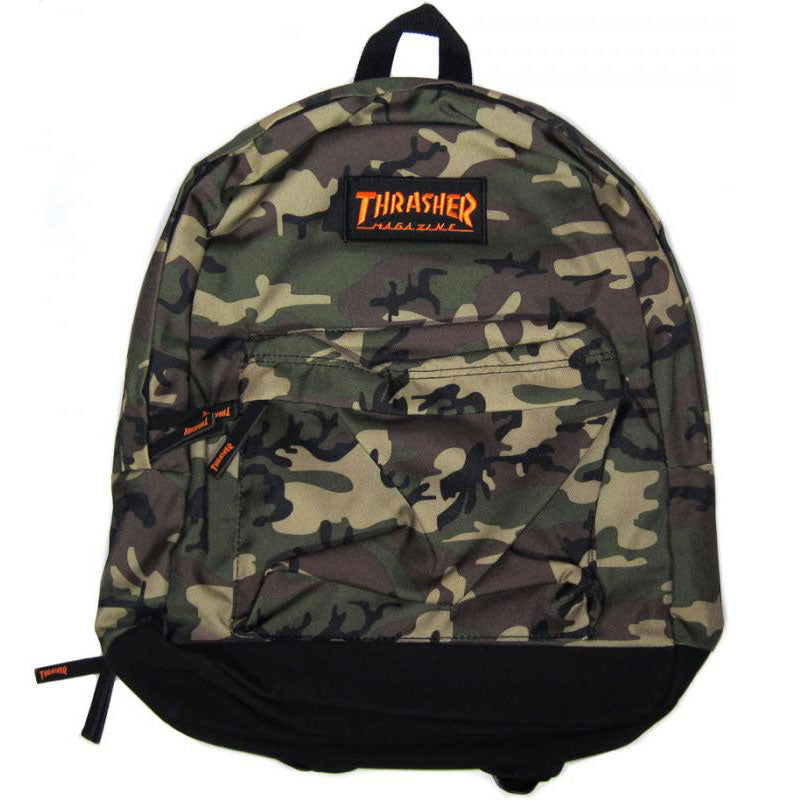 THRASHER MAGAZINE LOGO BACKPACK CAMO 【 スラッシャー マガジン ロゴ