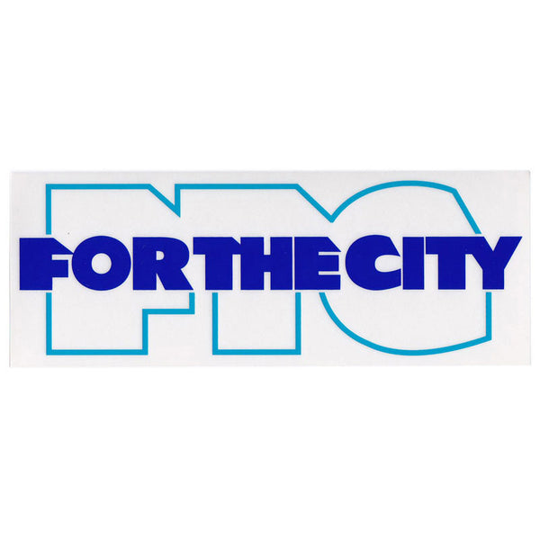 FTC FOR THE CITY OUTLINE LARGE 【 エフティーシー フォー ザ シティー アウトライン ステッカー ラージ 】