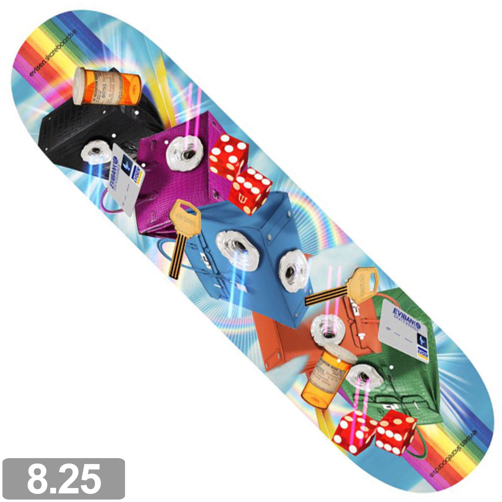 Evisen Skateboards デッキ 8.25 - スケートボード