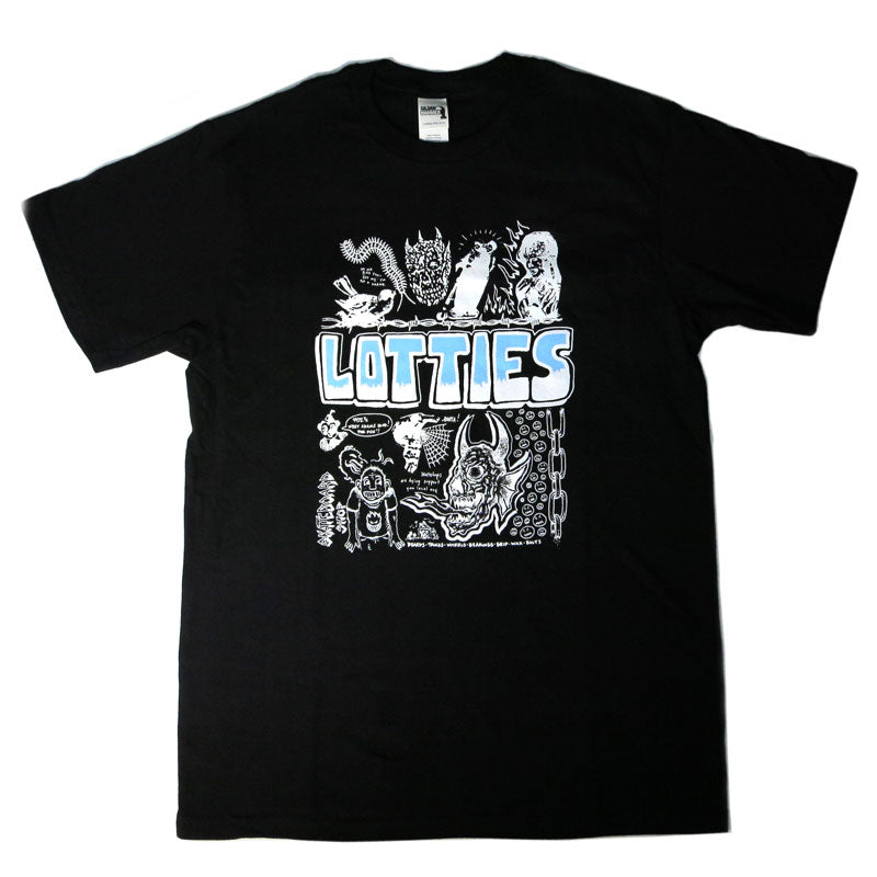 LOTTIES SHOP T-SHIRTS BLACK 【 ロッティーズ ショップ Tシャツ ブラック 】