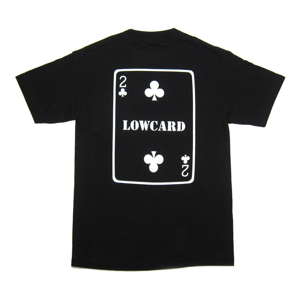 LOWCARD x STOKE COLLABO CARDS POCKET T-SHIRTS BLACK 【 ローカード x ストーク コラボ カーズ ポケットTシャツ ブラック 】