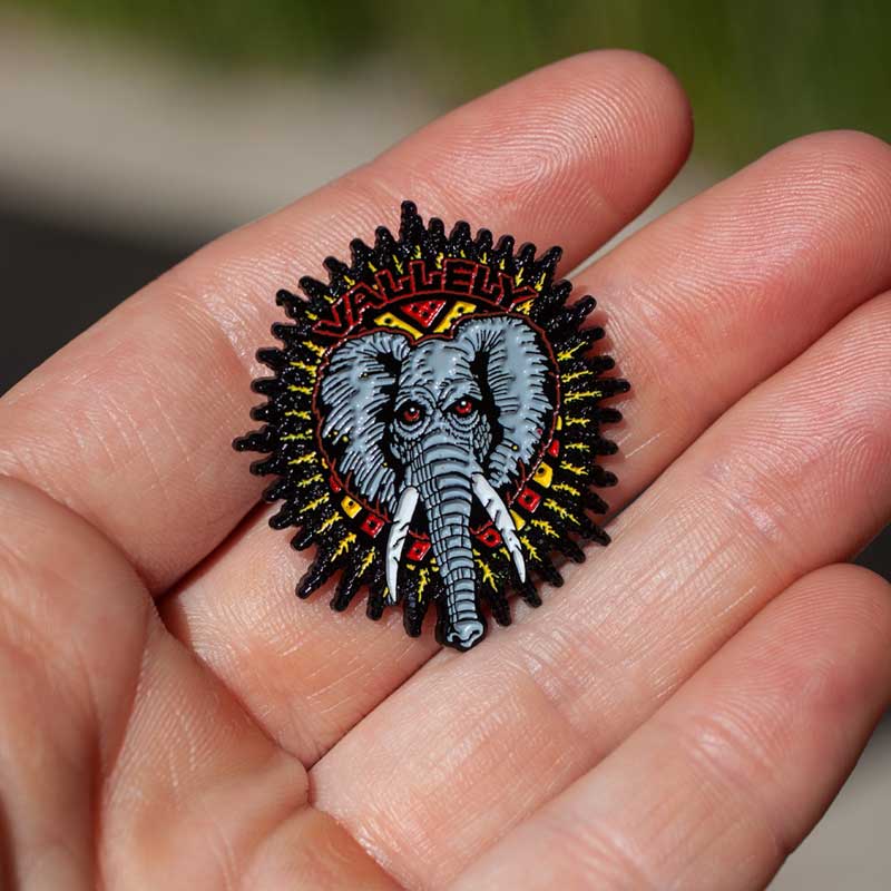 POWELL MIKE VALLELY ELEPHANT LAPEL PIN 【 パウエル マイク・バレリー エレファント ラペル ピン 】