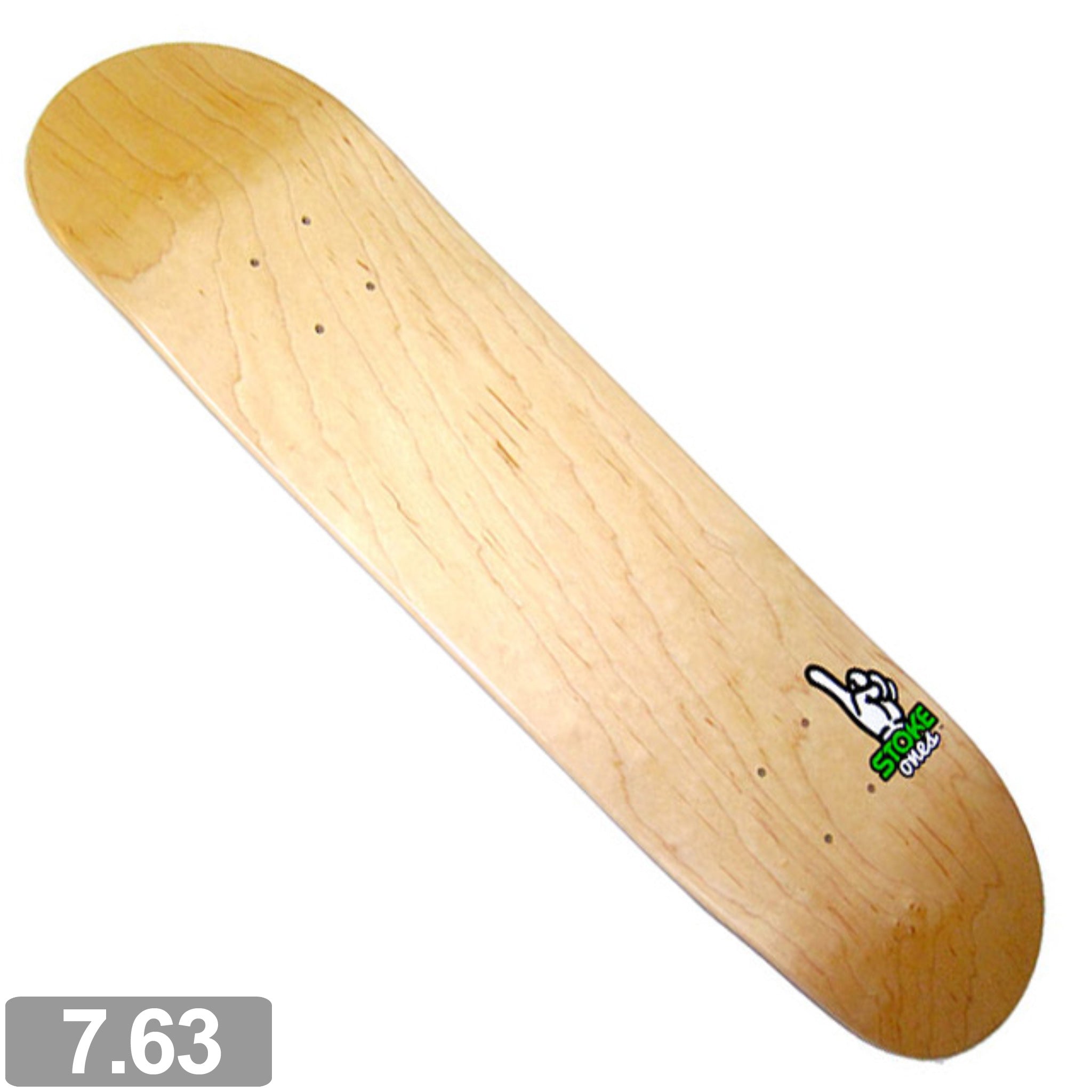 STOKE ONES DECK スケートボードデッキ 7.63インチ テープ貼り付け済 