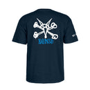 POWELL RAT BONES NAVY T-SHIRTS 【 ボーンズ ラット ボーンズ ネイビー Tシャツ 】