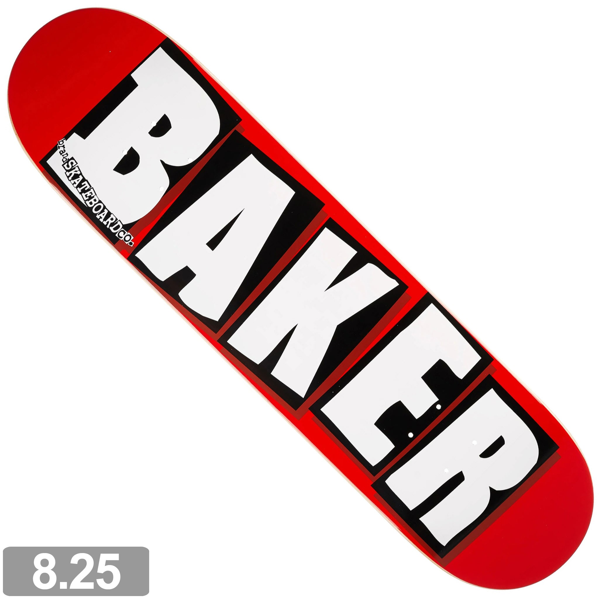 BAKER DECK ベイカー デッキ TEAM BRAND LOGO BLACK/WHITE 8.25