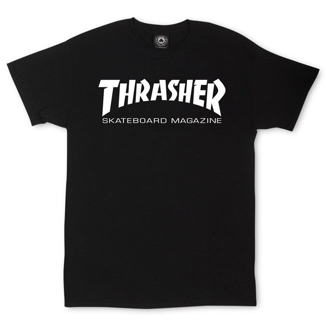 THRASHER SKATE MAG BLACK T-SHIRTS 【 スラッシャー スケート