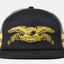 ANTI HERO BASIC EAGLE CAP BLACK YELLOW 【 アンタイヒーロー ベーシック イーグル メッシュ キャップ  】