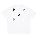 POP TRADING COMPANY POP LOGO WHITE【 ポップ ロゴ Tシャツ ホワイト 】