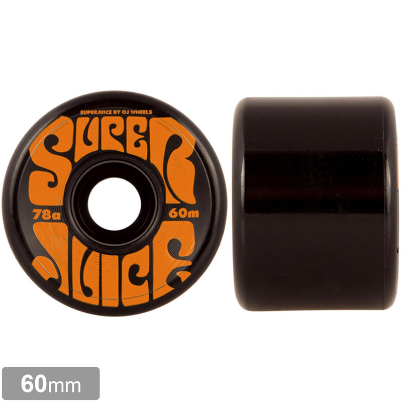 OJ SUPER JUICE BLACK 78A 60mm 【 オージェイ スーパージュース ブラック ソフトウィール 】