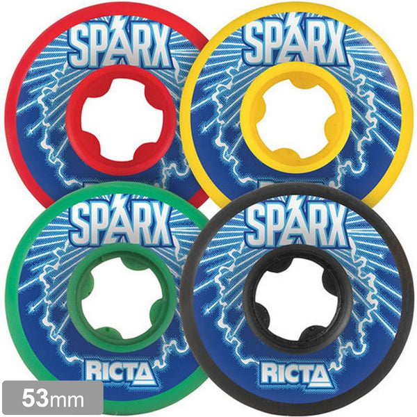 RICTA SPARX  WHEEL RASTA 53mm  【 リクタ スパークス ラスタ ウィール スケボー 】