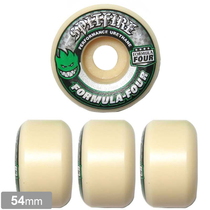 SPITFIRE FORMULA FOUR CONICAL GREEN PRINT 101A 54mm 【 スピットファイヤー F4 コニカル グリーン プリント ウィール 】