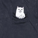 RIPNDIP LORD NERMAL POCKET TEE BLACK MINERAL WASH 【 リップンディップ ロード ナーマル ポケット Tシャツ ブラック ミネラル ウォッシュ 】