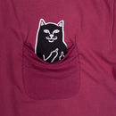 RIPNDIP LORD NERMAL T WINE 【 リップンディップ ロード ナーマル Tシャツ ワイン 】