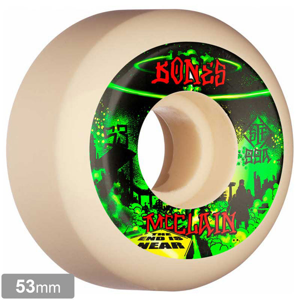 BONES STF V5 McCLAIN APOLCALYPSE SIDE CUT 53mm 99A 【 ボーンズ STF V5 マクレイン アポリプス サイドカット ウィール 】