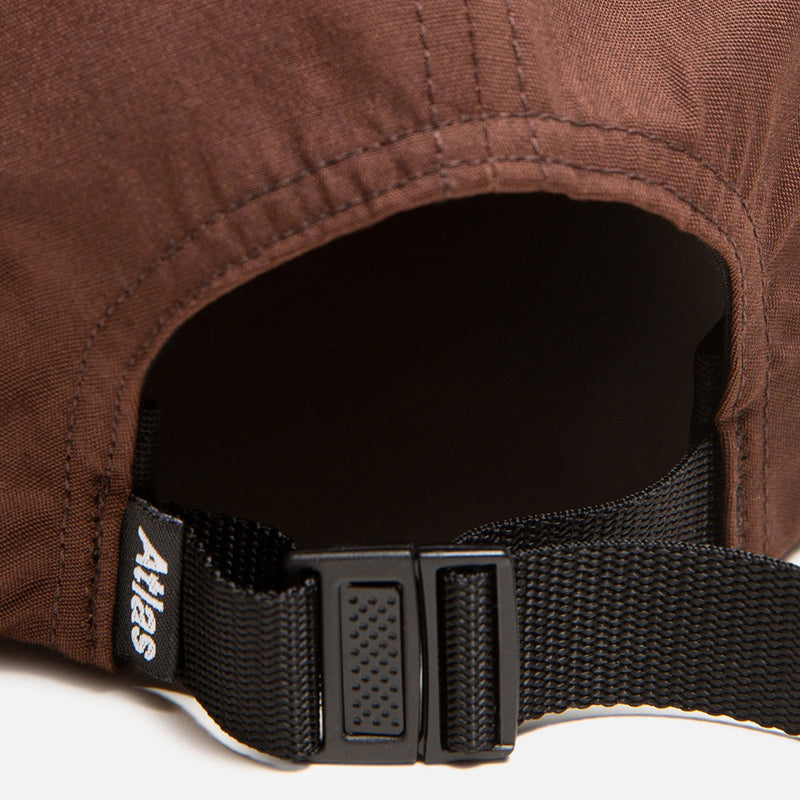 ATLAS LOGO ５ PANEL HAT BROWN 【 アトラス ロゴ 5 パネル キャップ ブラウン】