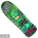 HEROIN CURB CRUSHER XL BARF DECK 10.25 GREEN【 ヘロイン カーブ クラッシャー XL バーフ デッキ グリーン 】
