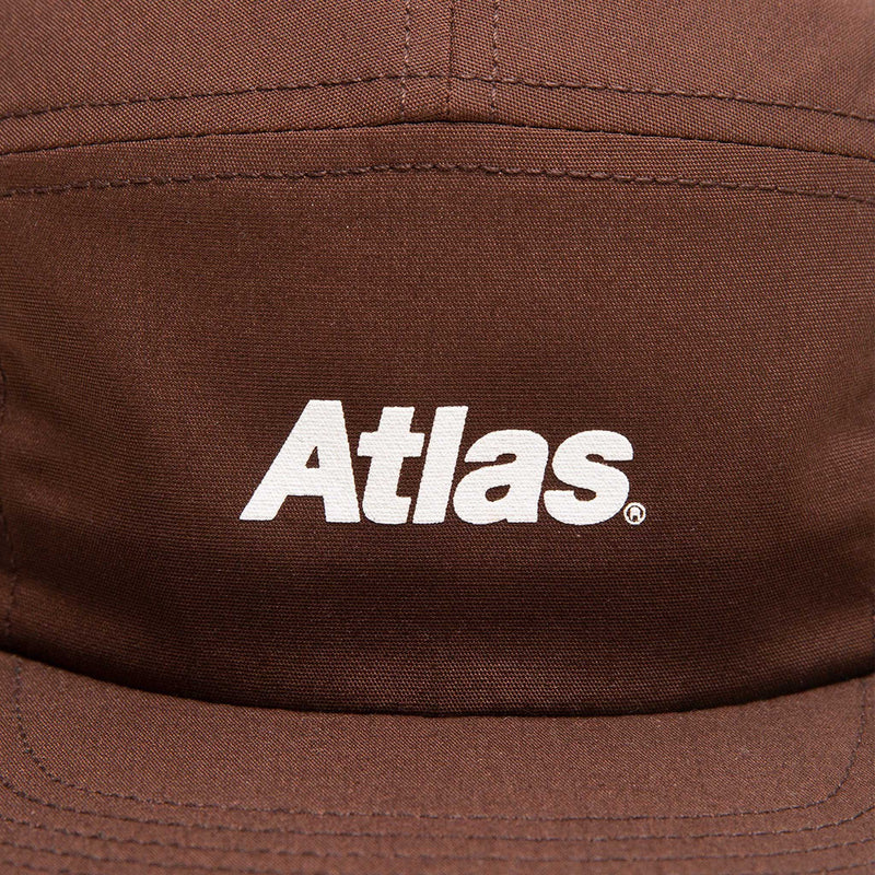 ATLAS LOGO ５ PANEL HAT BROWN 【 アトラス ロゴ 5 パネル キャップ ブラウン】