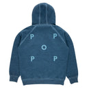 POP TRADING COMPANY POP STENCIL LOGO HOODED SWEAT NAVY【 ポップ ステンシルロゴ フーディー ネイビー 】
