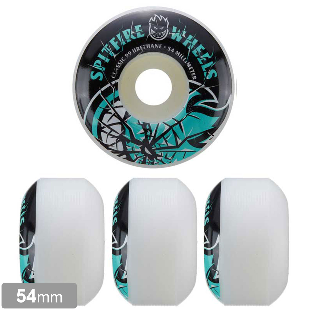 【おまけ付】 BIGHEAD SHATTERED SPITFIRE WHEEL 54mm 99A スケートボード