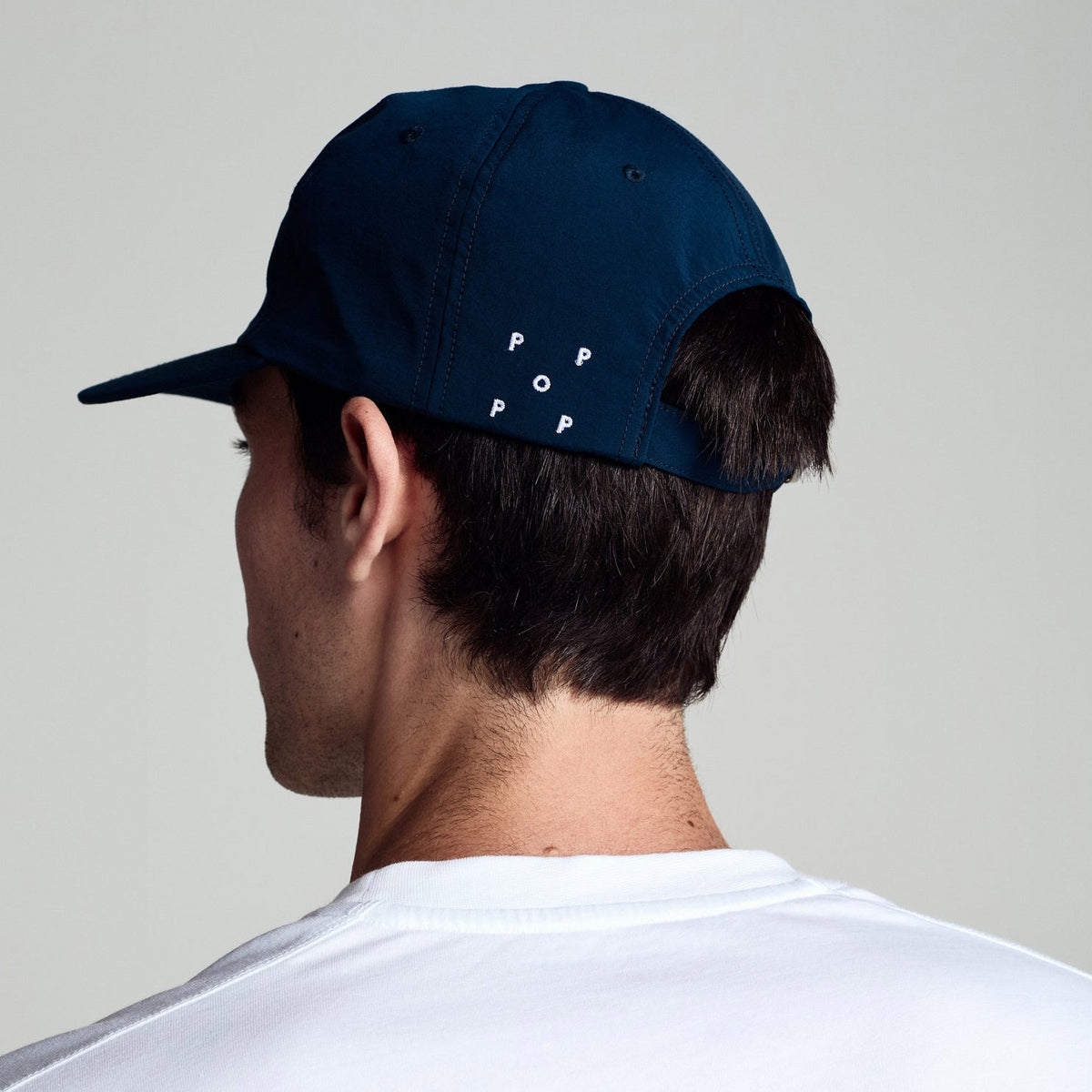 POP TRADING COMPANY POP O SIXPANEL HAT NAVY 【 ポップ O 6パネル