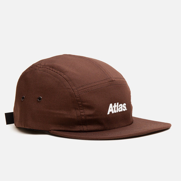 ATLAS LOGO ５ PANEL HAT BROWN 【 アトラス ロゴ 5 パネル キャップ ブラウン】