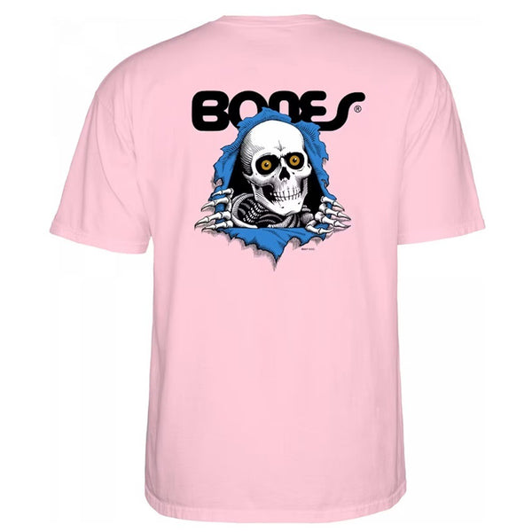 POWELL-PERALTA BONES RIPPER PINK YOUTH T-SHIRTS 【 子供用 パウエル