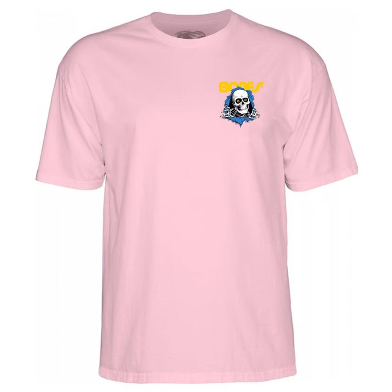 POWELL-PERALTA BONES RIPPER PINK YOUTH T-SHIRTS 【 子供用 パウエル