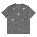 POP TRADING COMPANY POP SCOUSE SPORTS T-SHIRTS HEATHER CHARCOAL【 ポップ スカウス スポーツ Tシャツ チャコール 】
