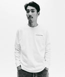 POP TRADING COMPANY POP LOGO LONGSLEEVE WHITE【 ポップ ロゴ ロングスリーブ ホワイト 長袖 】